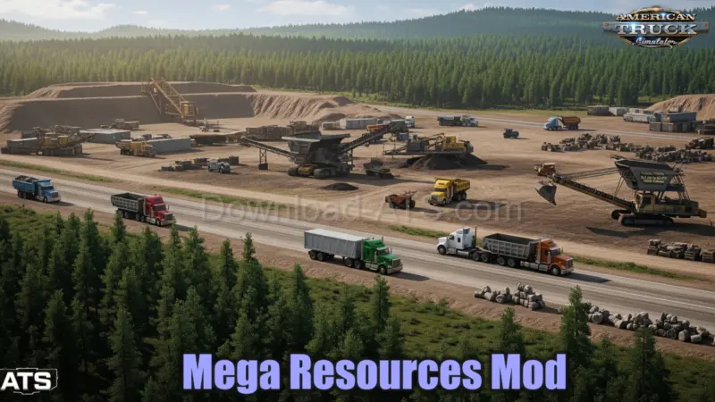 Mega Resources Mod v3.0.1.161 (1.61.x) for ATS