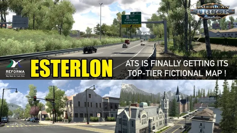 Reforma Esterlon Map v1.6.15.161 by Emblem (1.61.x) for ATS
